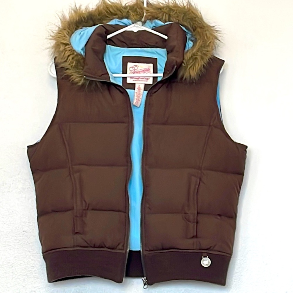 Aeropostale hooded vest size Large.